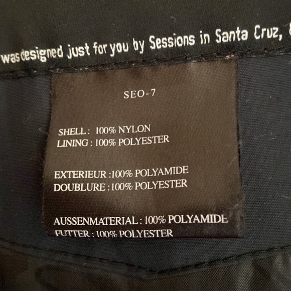 sessions black ski jacket - Picture 6 of 13